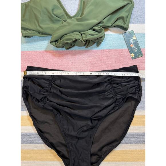 Blooming Jelly Sz XL Criss Cross High Waisted Top NWT - Picture 4 of 7